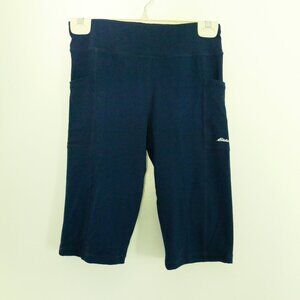 Eddie Bauer compression bike shorts navy blue girls size XL